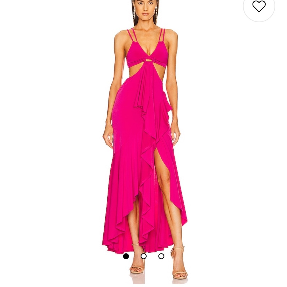 Revolve Trent Gown in hot pink XS